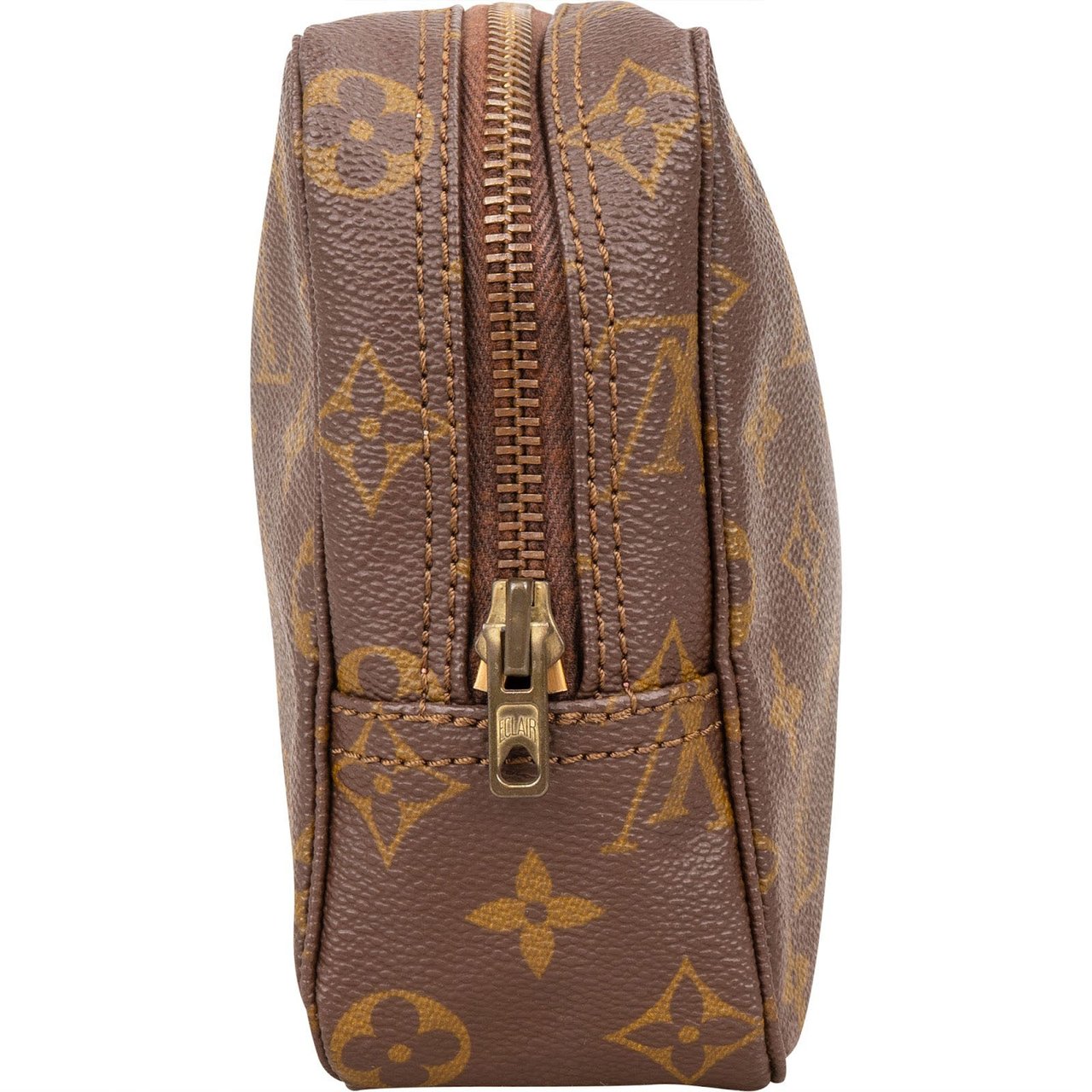 Louis Vuitton Louis Vuitton Monogram Canvas Trousse Toilette 23 Clutch Bruin