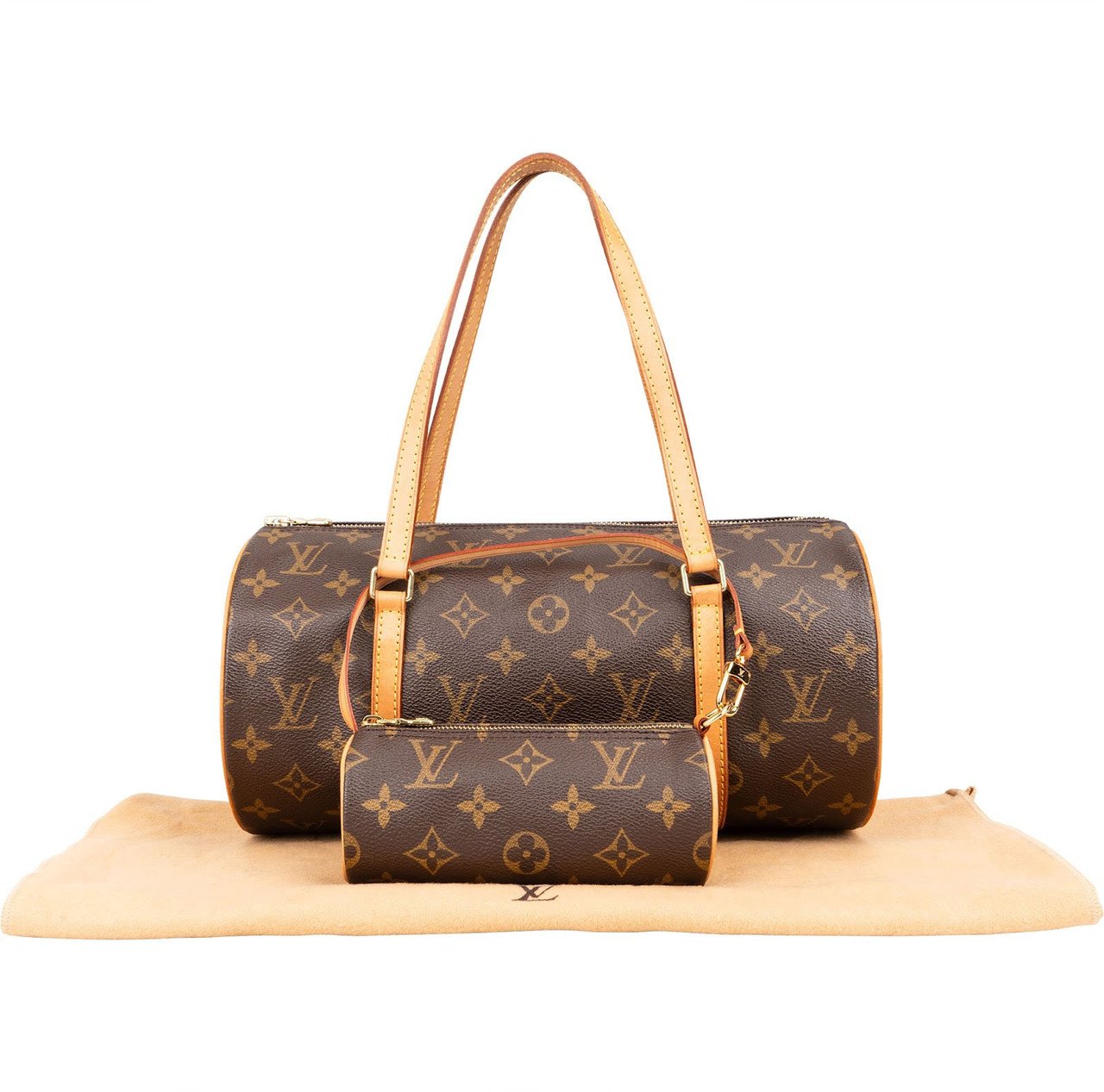 Louis Vuitton Louis Vuitton Monogram Canvas Papillon Set Handbag Bruin
