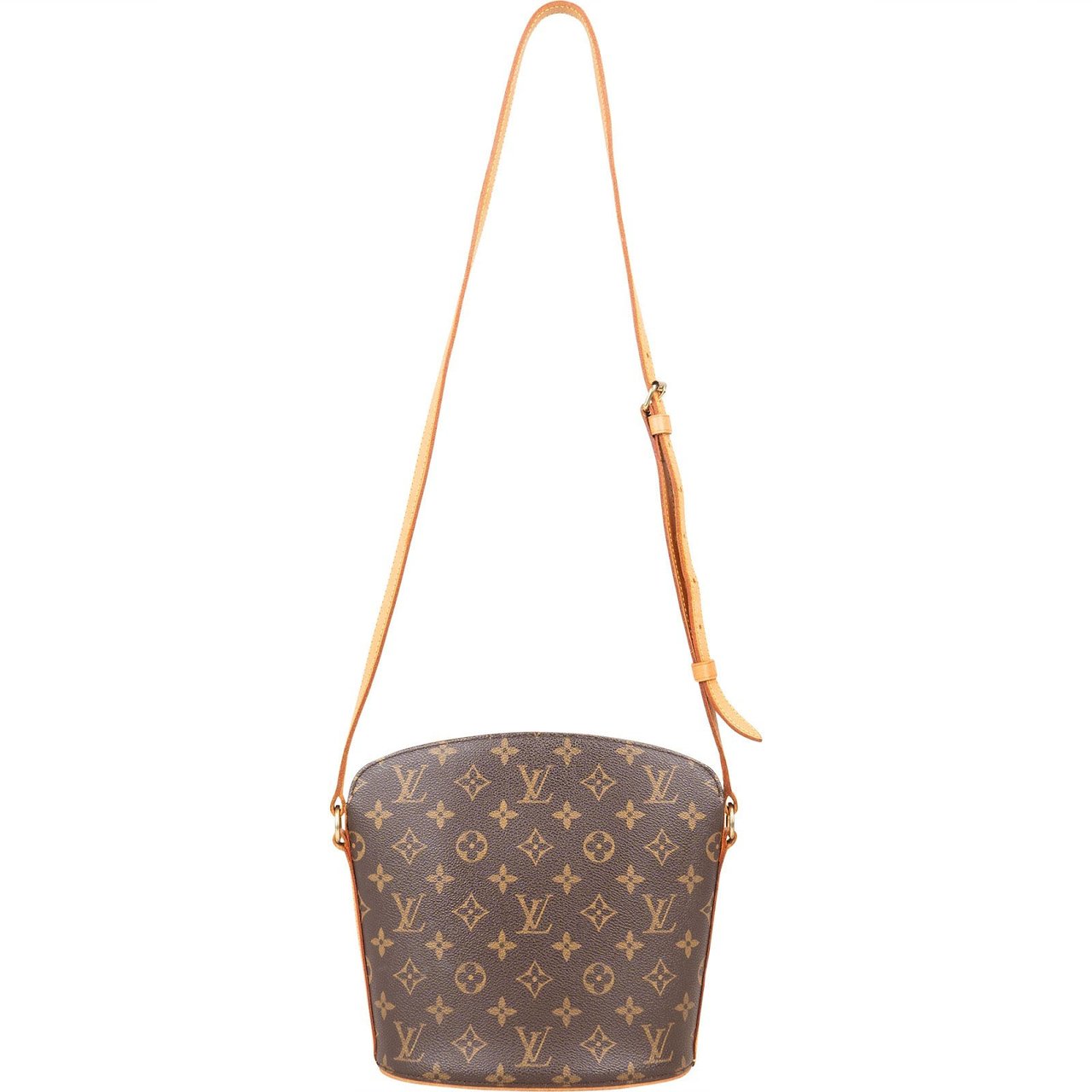 Louis Vuitton Louis Vuitton Monogram Canvas Drouot Crossbody Bag Bruin