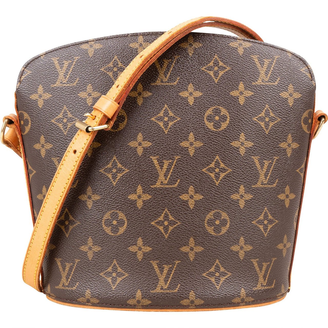 Louis Vuitton Louis Vuitton Monogram Canvas Drouot Crossbody Bag Bruin