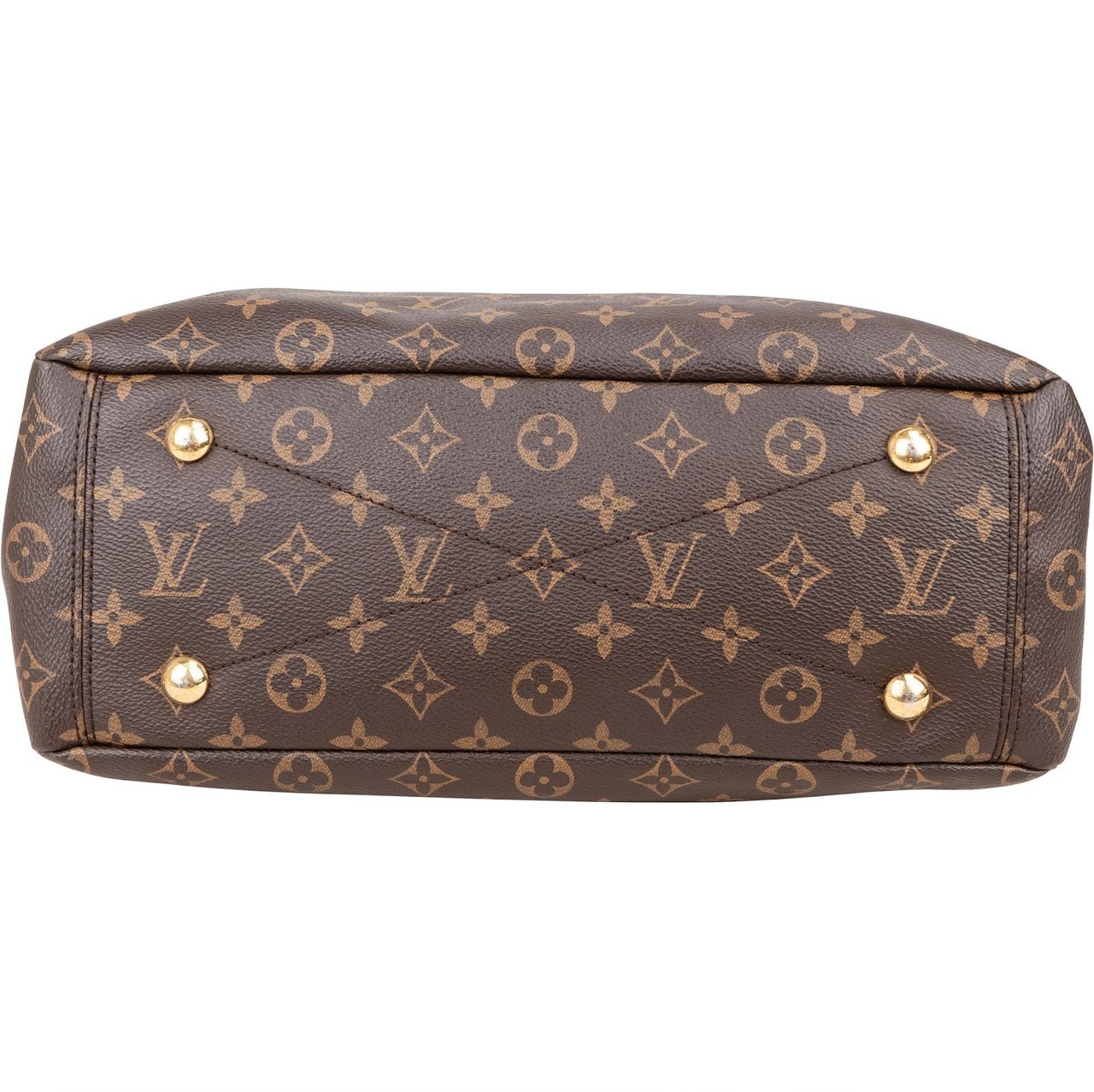 Louis Vuitton Monogram Canvas Pallas MM Handbag Bruin