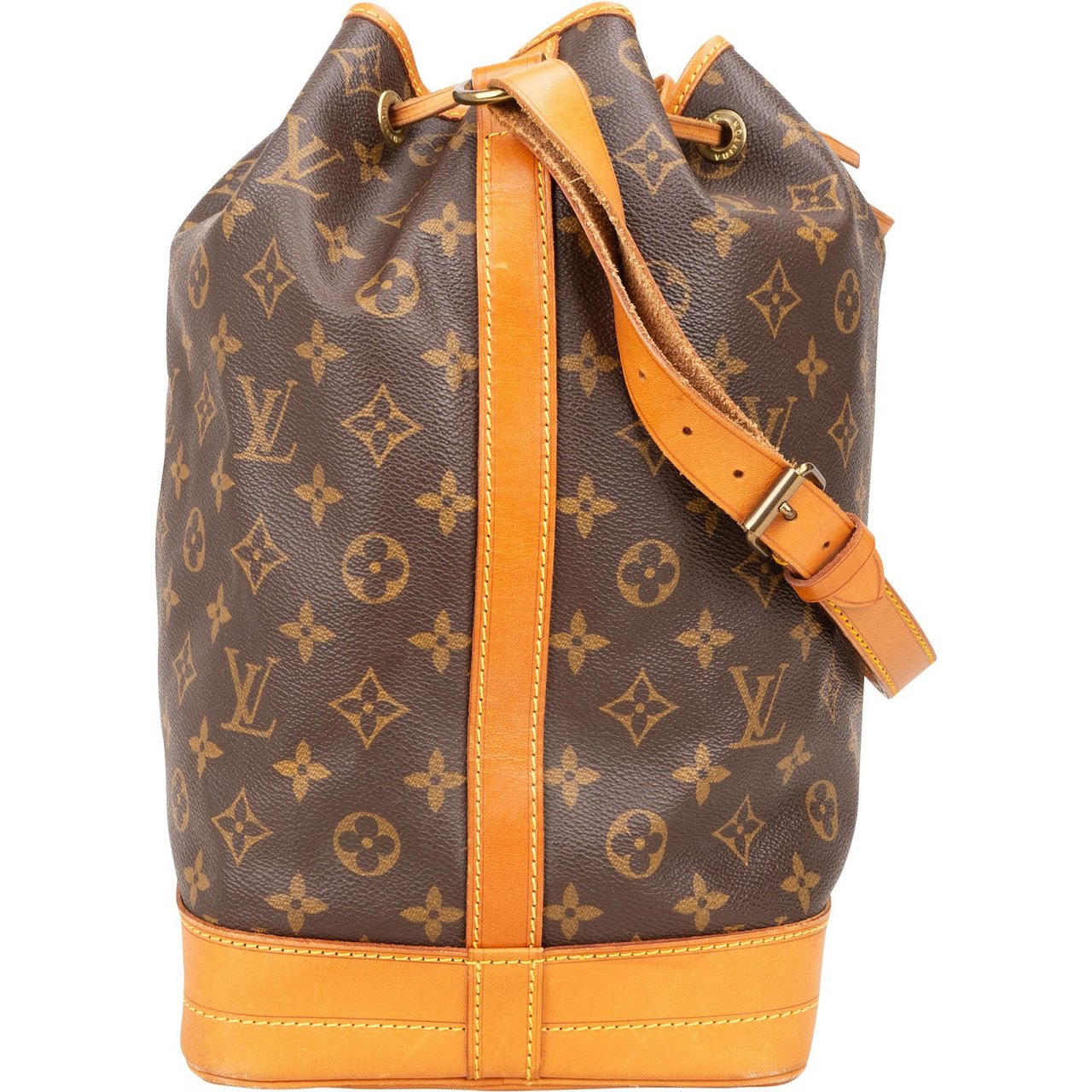 Louis Vuitton Monogram Canvas Sac Noé Grande Shoulder Bag Bruin