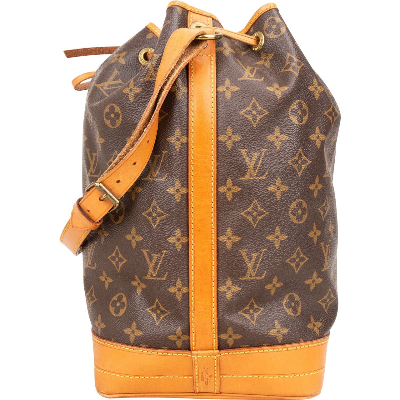 Louis Vuitton Monogram Canvas Sac Noé Grande Shoulder Bag Bruin