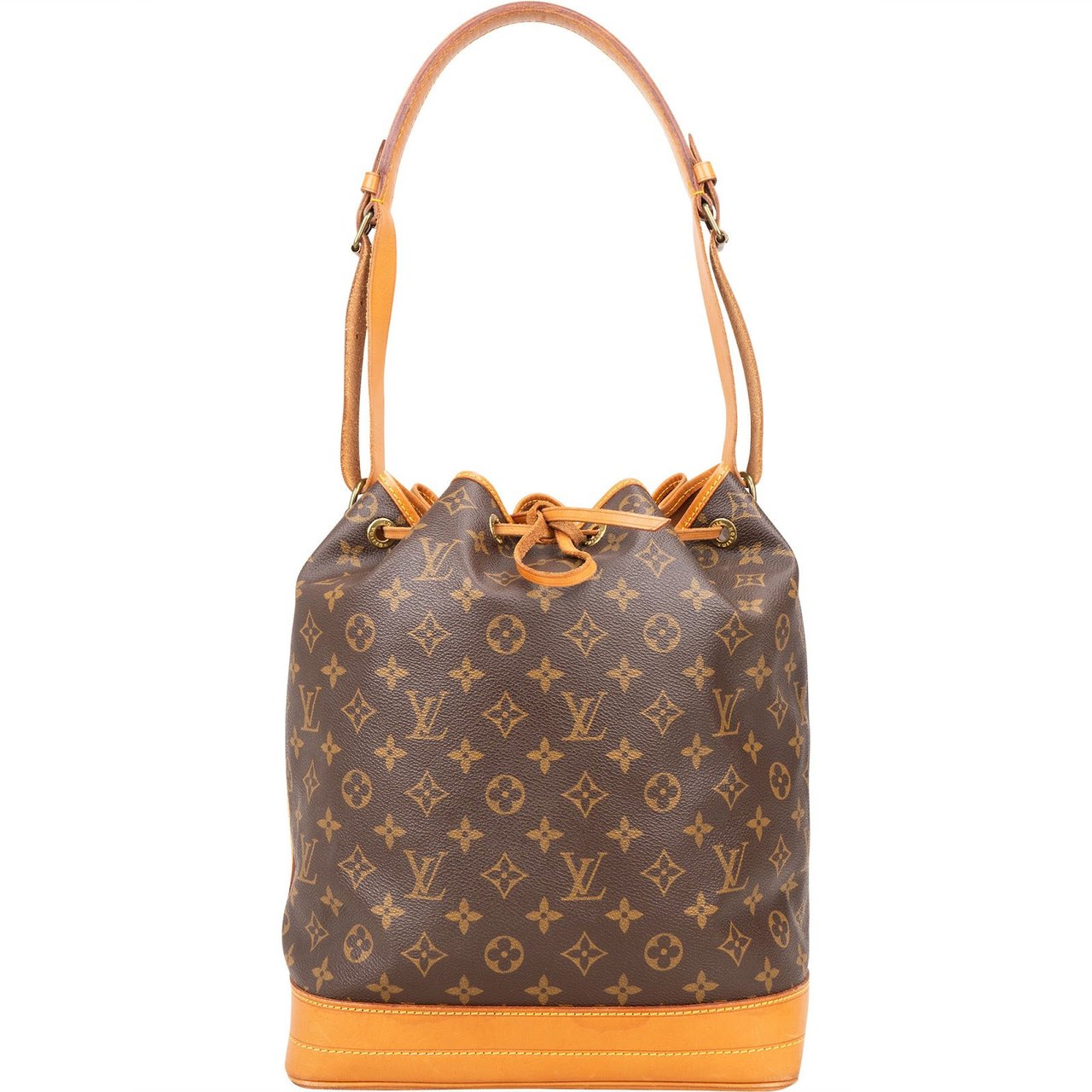 Louis Vuitton Monogram Canvas Sac Noé Grande Shoulder Bag Bruin