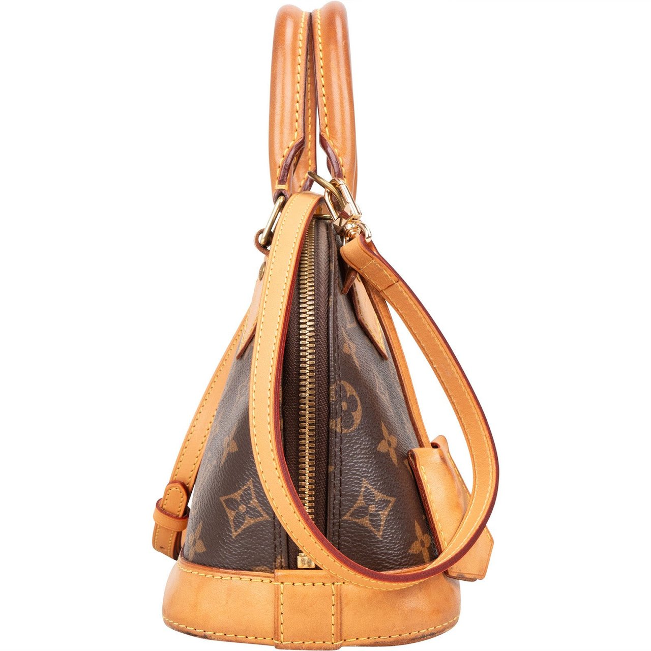 Louis Vuitton Louis Vuitton Monogram Canvas Alma BB Handbag Bruin