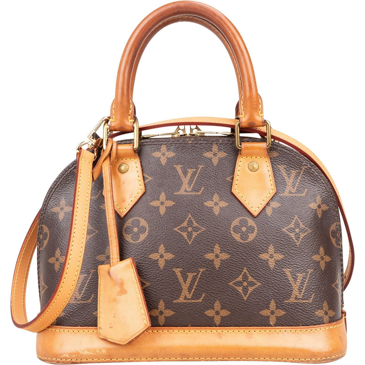 Louis Vuitton Louis Vuitton Monogram Canvas Alma BB Handbag Bruin