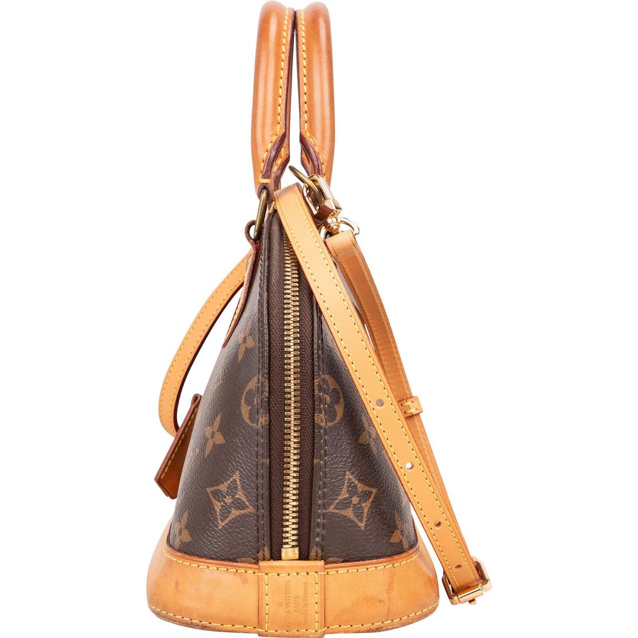 Louis Vuitton Louis Vuitton Monogram Canvas Alma BB Handbag Bruin