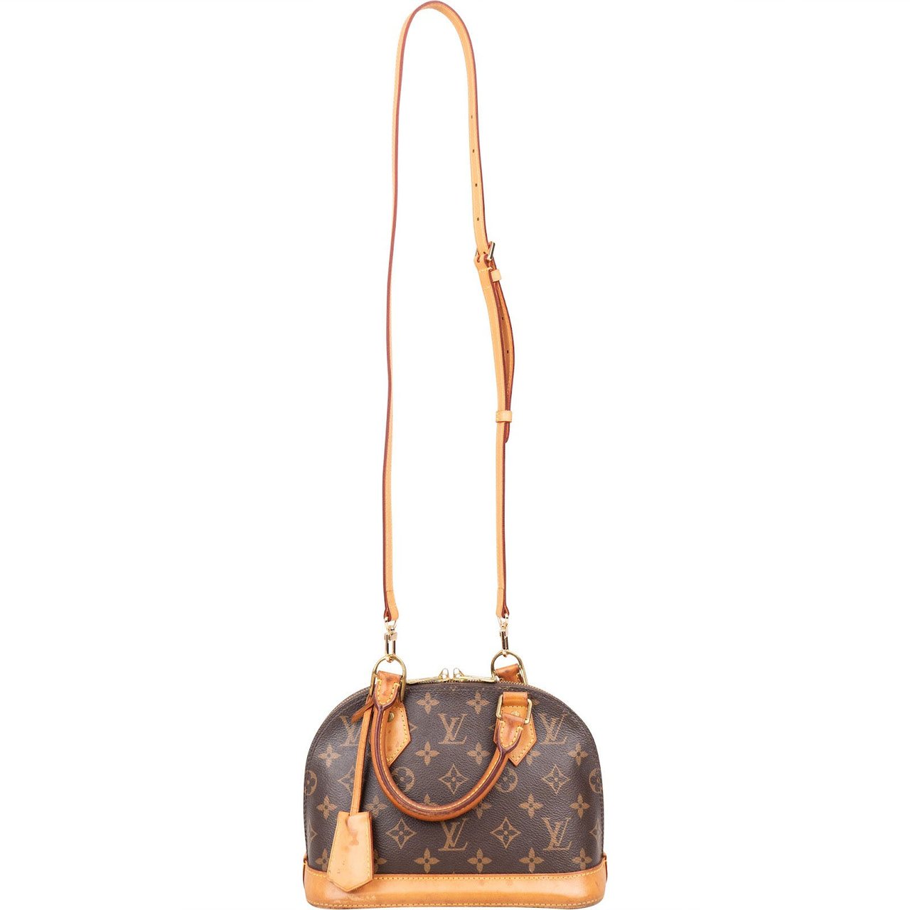 Louis Vuitton Louis Vuitton Monogram Canvas Alma BB Handbag Bruin