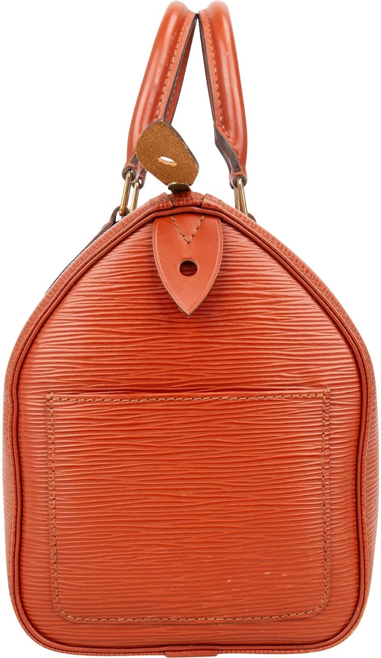Louis Vuitton Louis Vuitton Brown Epi Leather Speedy 25 Handbag Oranje