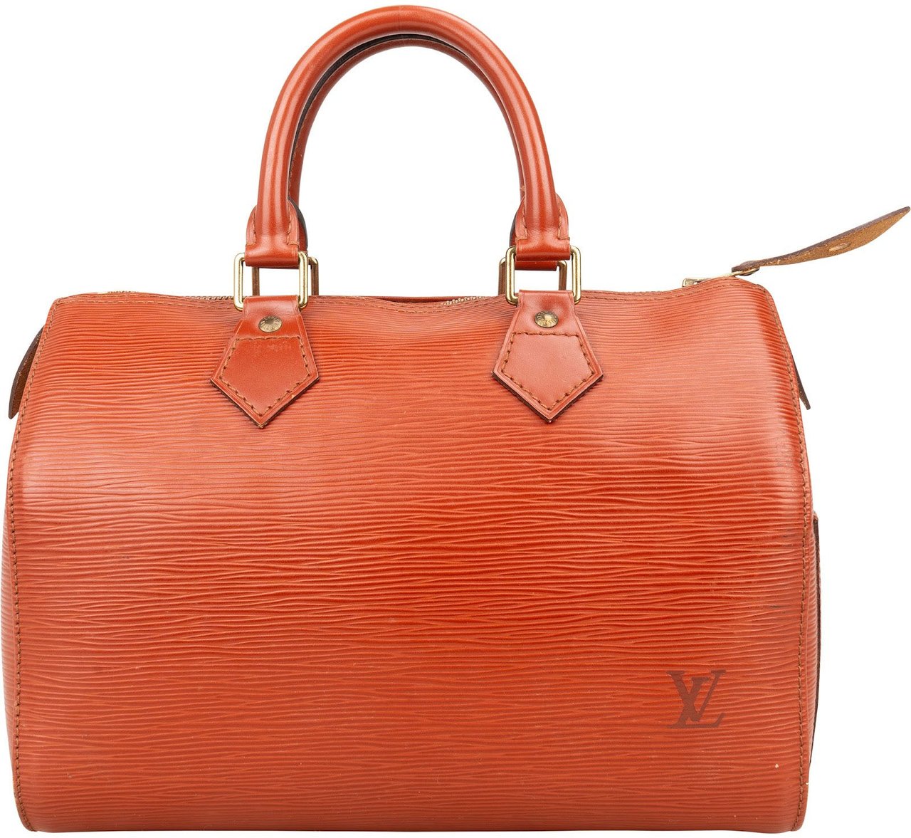 Louis Vuitton Louis Vuitton Brown Epi Leather Speedy 25 Handbag Oranje