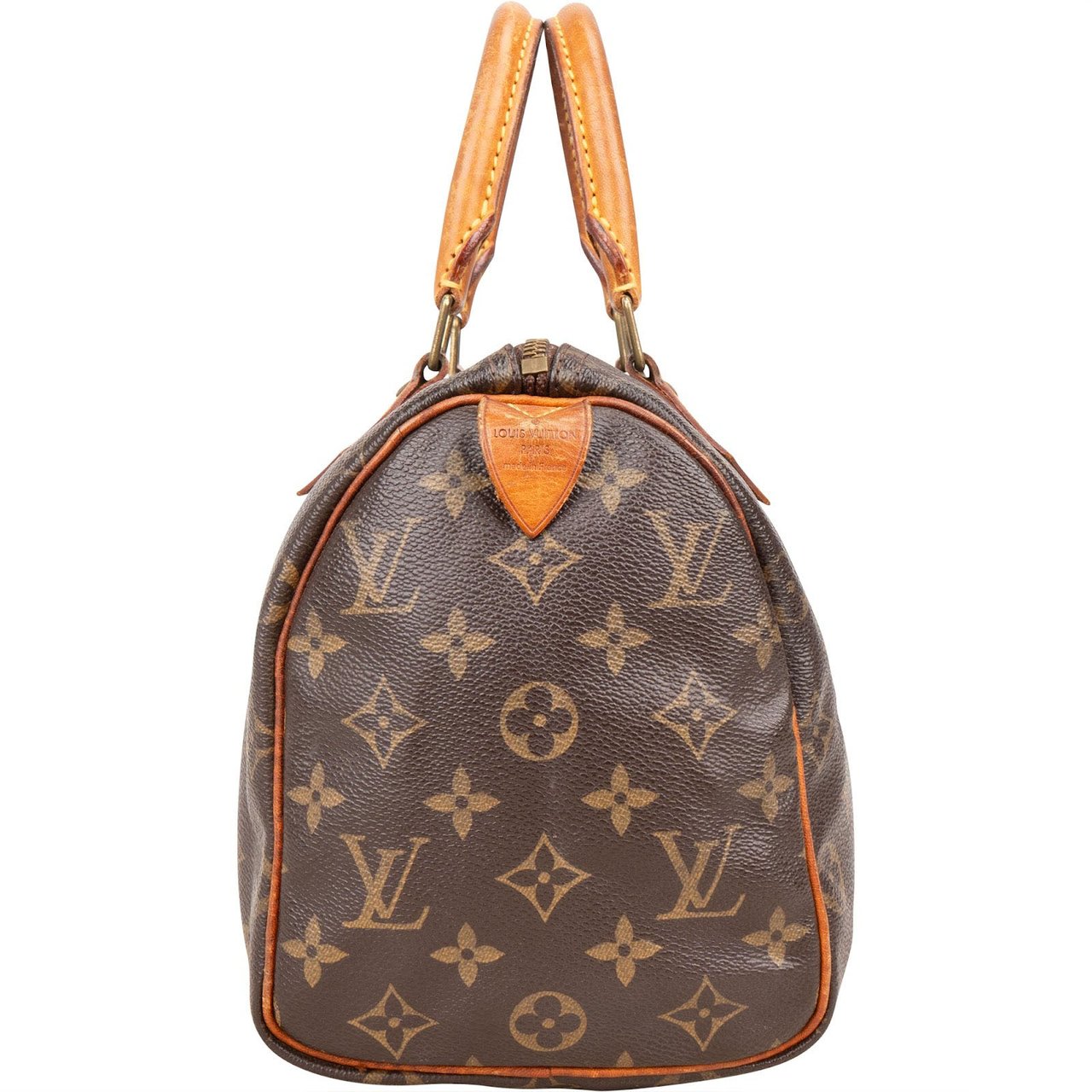 Louis Vuitton Louis Vuitton Monogram Canvas Speedy 25 Handbag Bruin