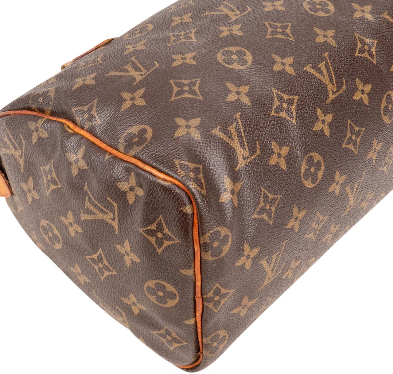Louis Vuitton Louis Vuitton Monogram Canvas Speedy 25 Handbag Bruin
