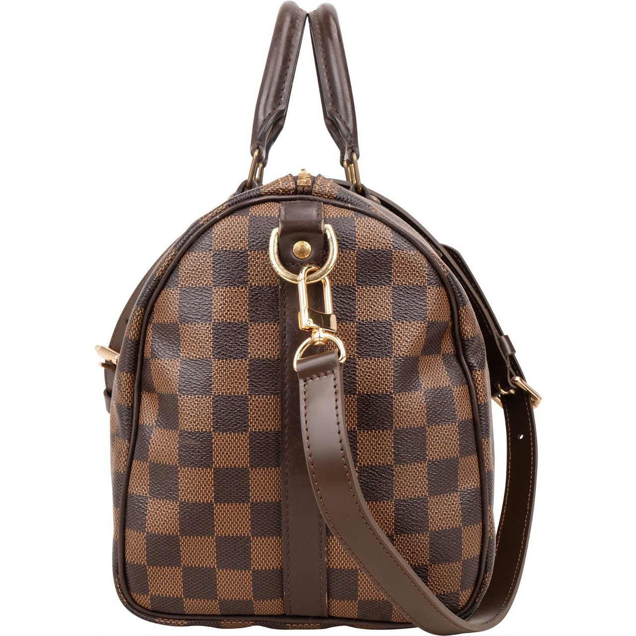 Louis Vuitton Louis Vuitton Monogram Damier Ebene Speedy 30 Bandoulière Handbag Bruin