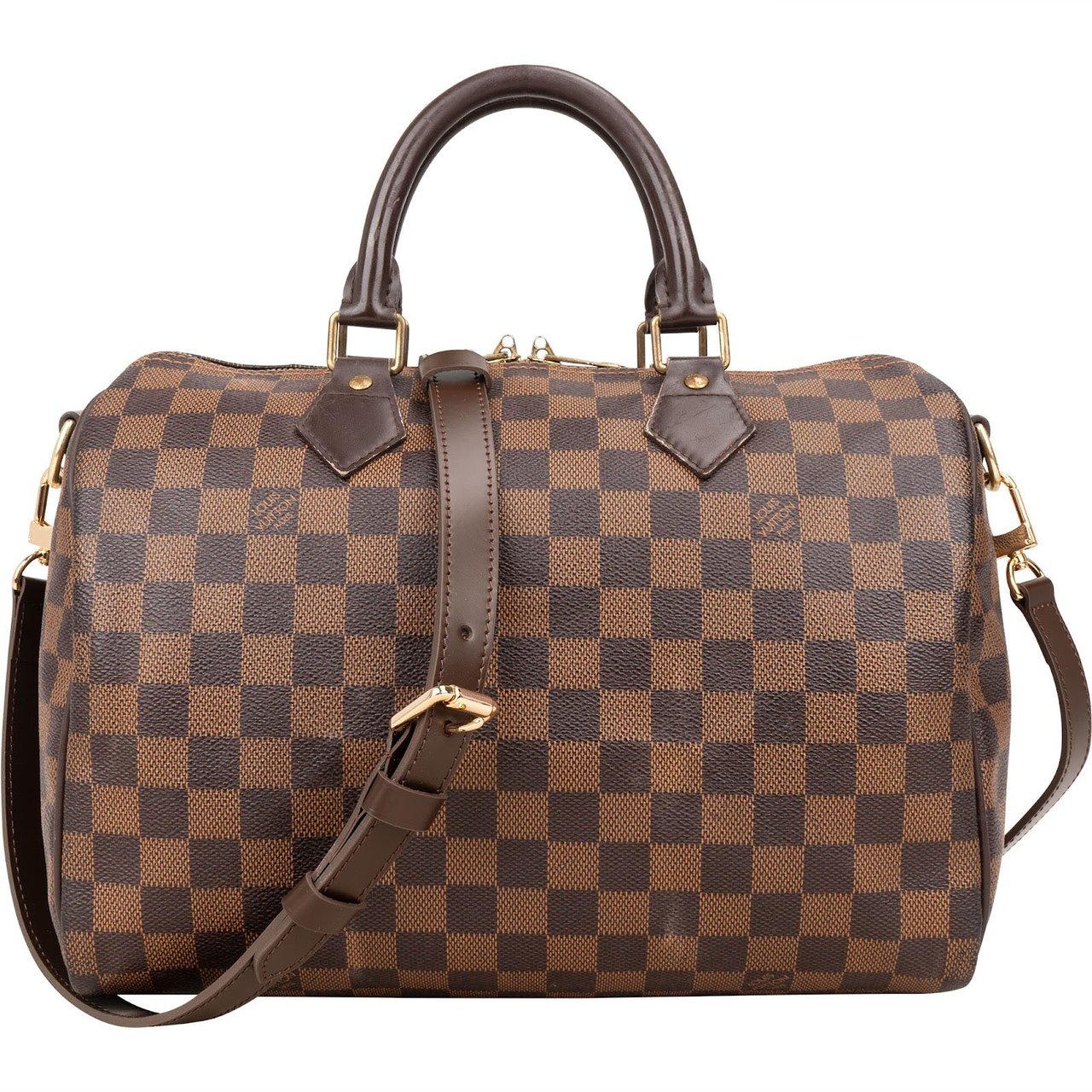Louis Vuitton Louis Vuitton Monogram Damier Ebene Speedy 30 Bandoulière Handbag Bruin