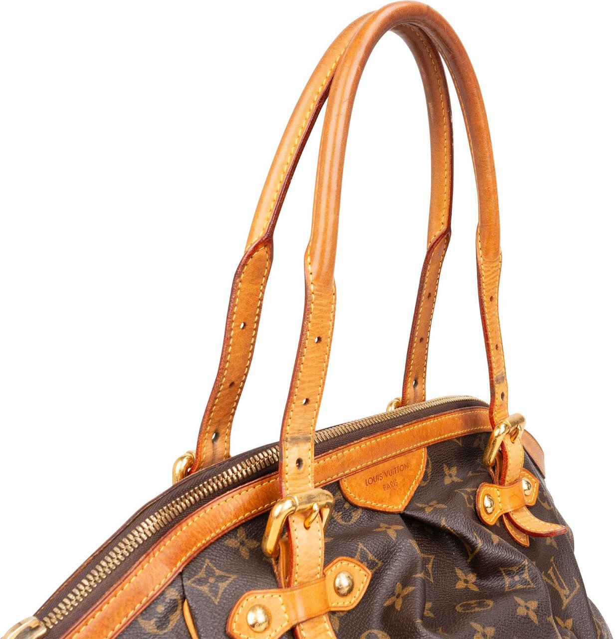 Louis Vuitton Louis Vuitton Monogram Canvas Tivoli GM Shoulder Bag Bruin