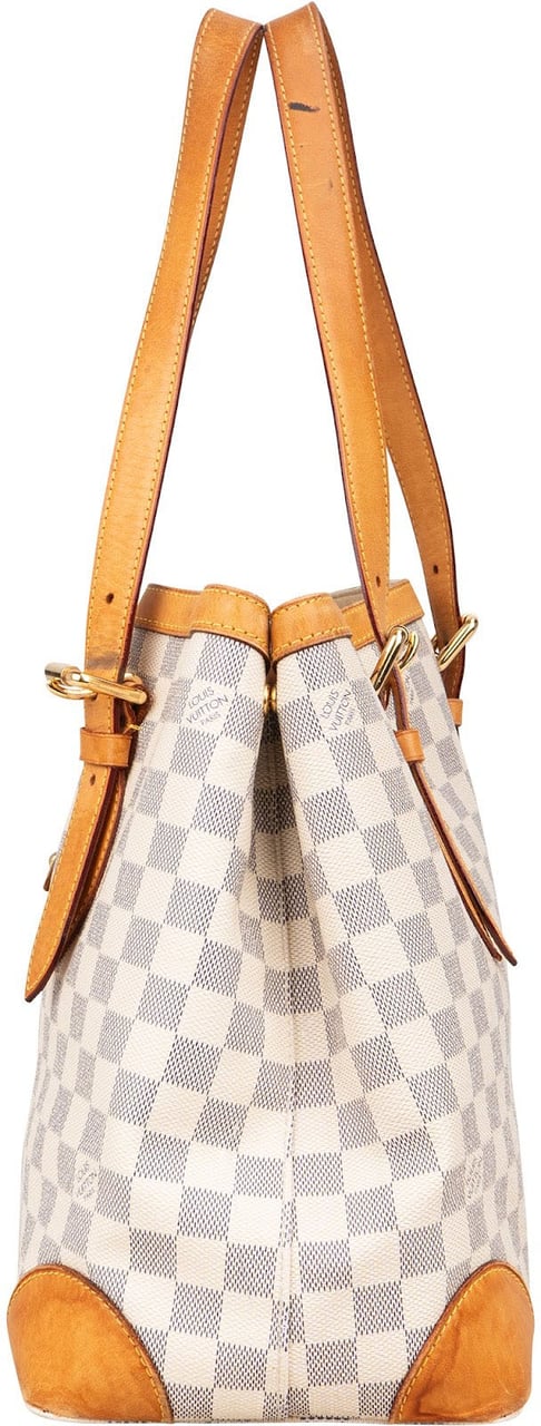 Louis Vuitton Louis Vuitton Monogram Damier Azur Hampstead GM Shoulder Bag Wit