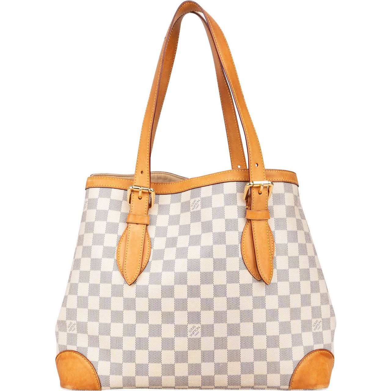 Louis Vuitton Louis Vuitton Monogram Damier Azur Hampstead GM Shoulder Bag Wit