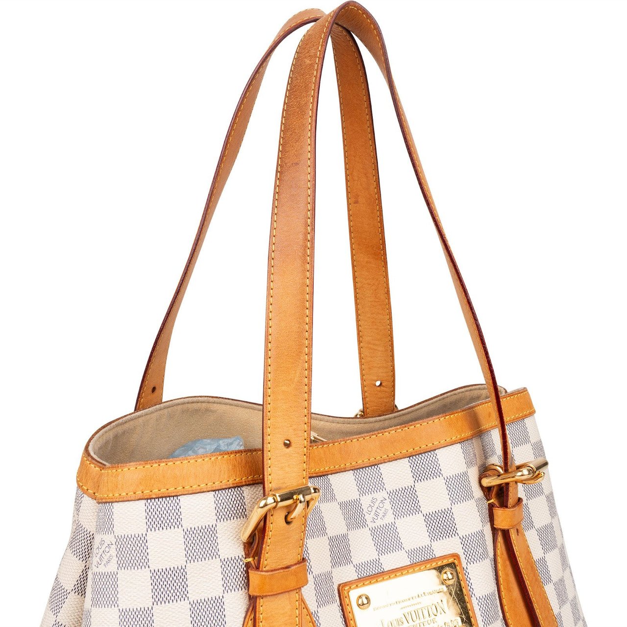 Louis Vuitton Louis Vuitton Monogram Damier Azur Hampstead GM Shoulder Bag Wit