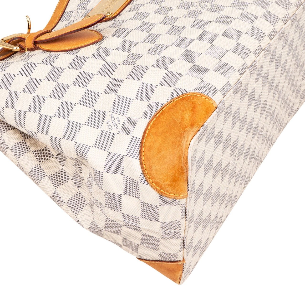 Louis Vuitton Louis Vuitton Monogram Damier Azur Hampstead GM Shoulder Bag Wit