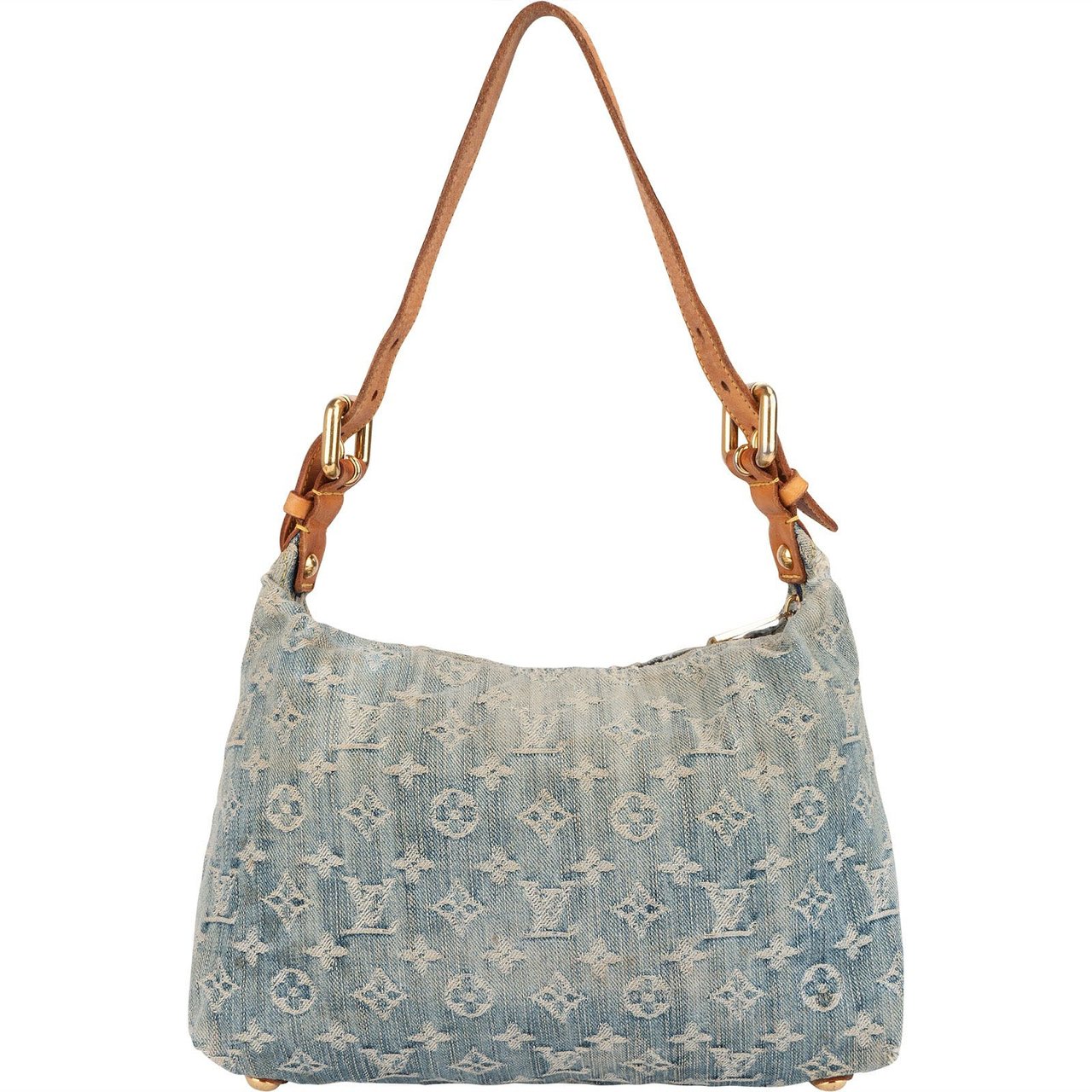 Louis Vuitton Louis Vuitton Monogram Denim Baggy PM Shoulder Bag Blauw