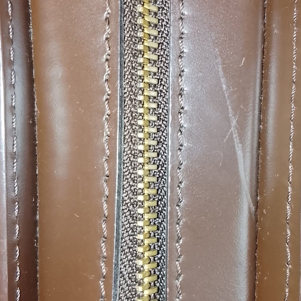 Louis Vuitton Louis Vuitton Monogram Damier Ebene Sant Louis Clutch Bruin