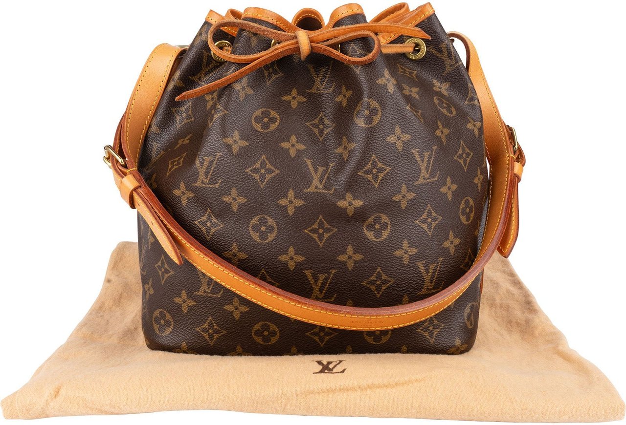 Louis Vuitton Louis Vuitton Monogram Canvas Sac Noé Petit Shoulder Bag Bruin