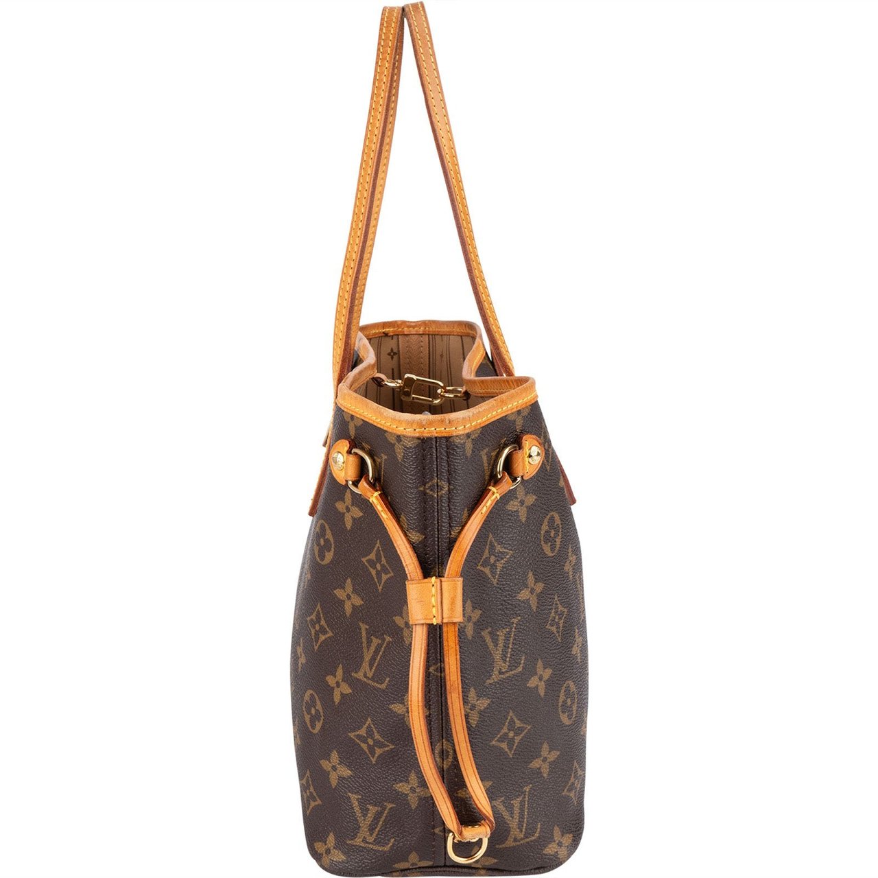 Louis Vuitton Louis Vuitton Monogram Canvas Neverfull PM Shoulder Bag Bruin