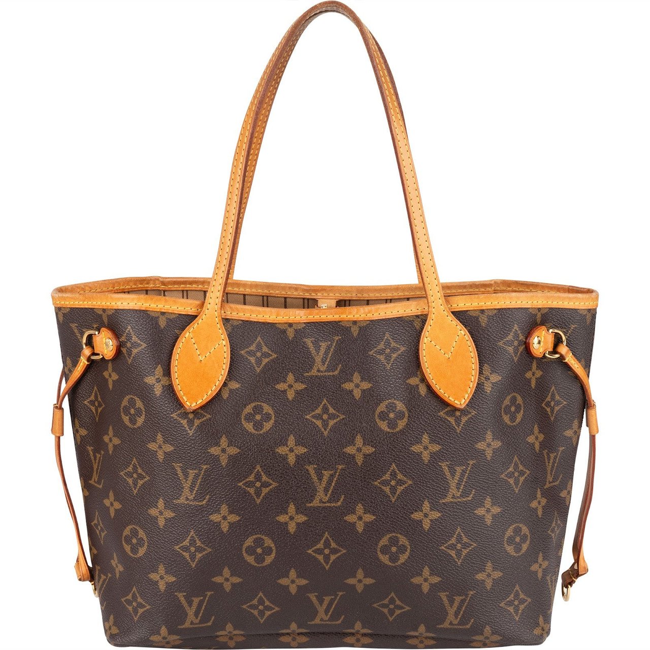 Louis Vuitton Louis Vuitton Monogram Canvas Neverfull PM Shoulder Bag Bruin