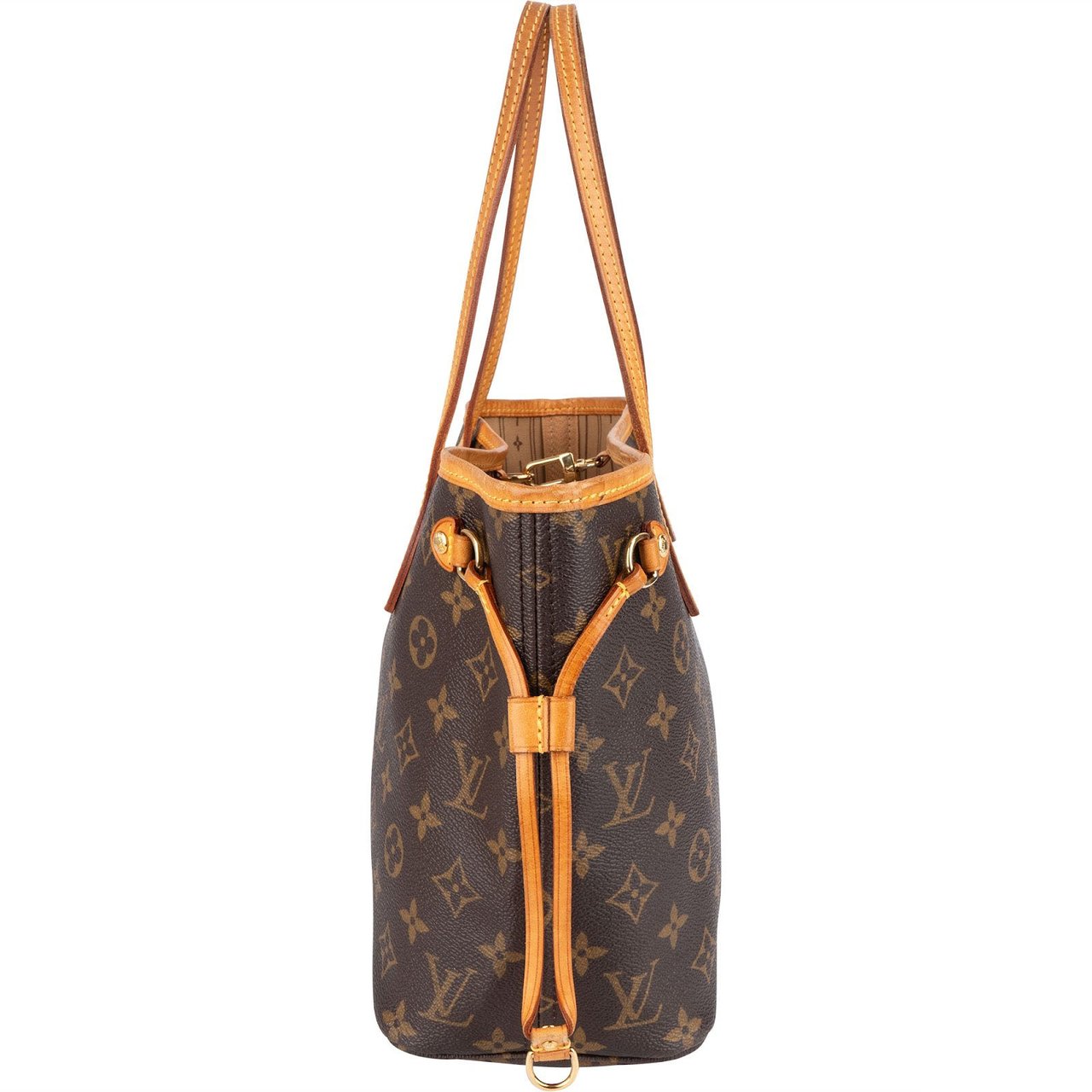 Louis Vuitton Louis Vuitton Monogram Canvas Neverfull PM Shoulder Bag Bruin