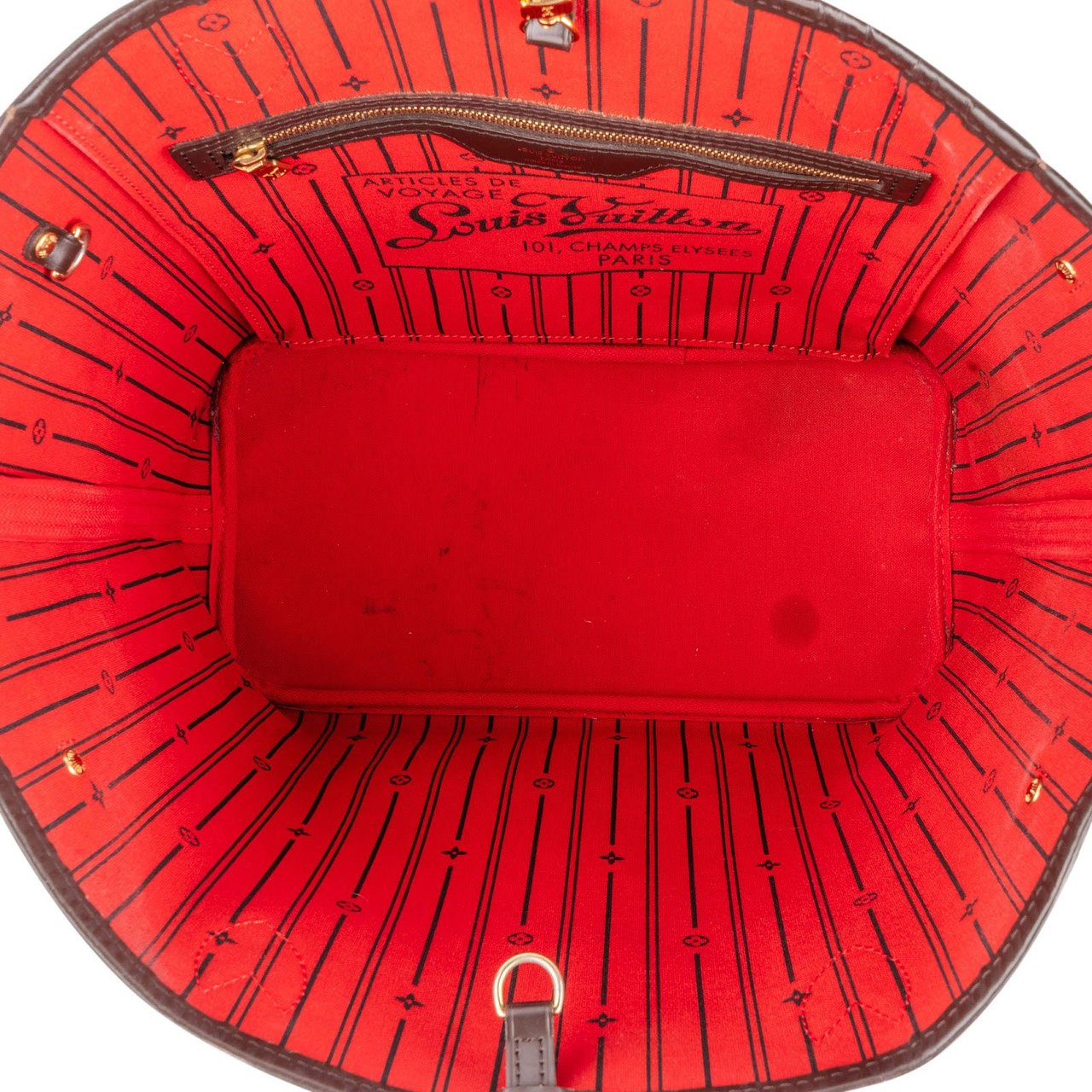 Louis Vuitton Louis Vuitton Monogram Damier Ebene Neverfull MM Shoulder Bag Bruin