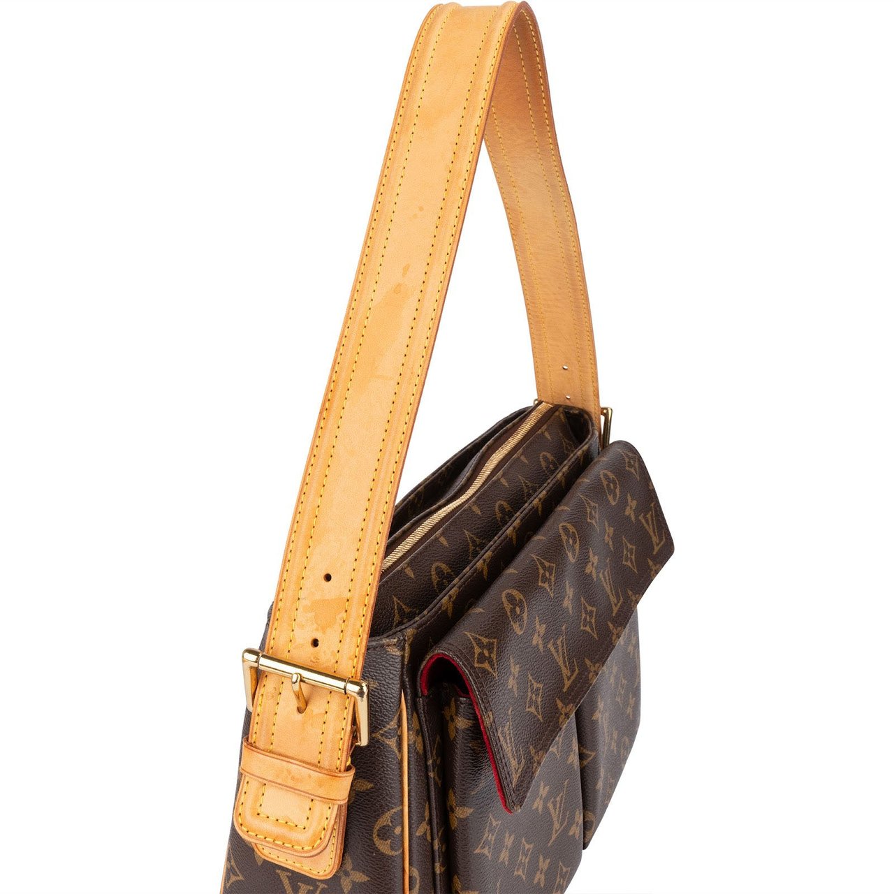 Louis Vuitton Louis Vuitton Monogram Canvas Viva Cite GM Shoulder Bag Bruin