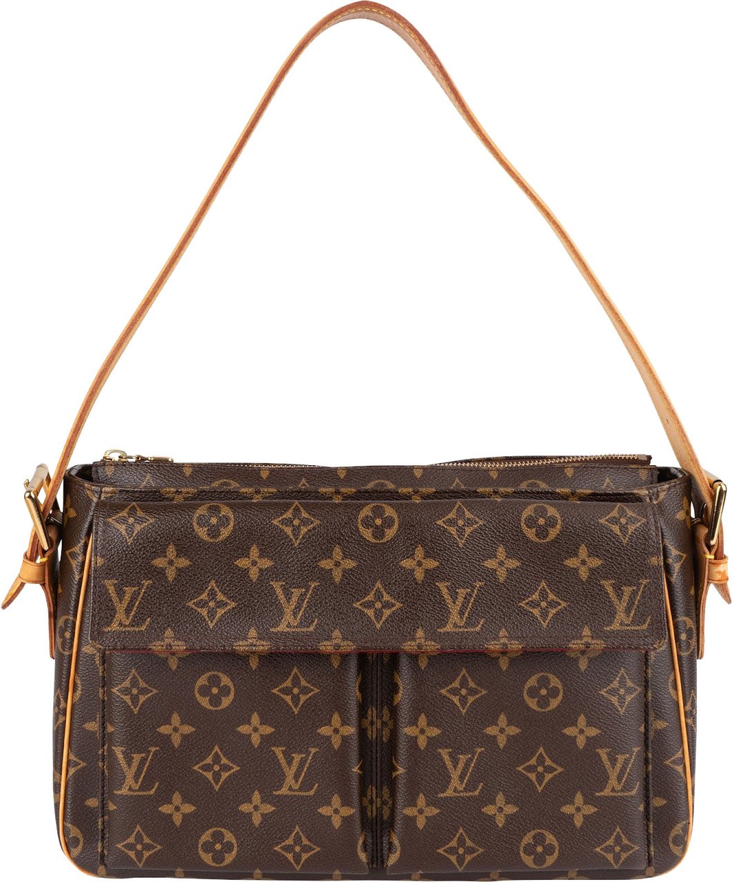 Louis Vuitton Louis Vuitton Monogram Canvas Viva Cite GM Shoulder Bag Bruin