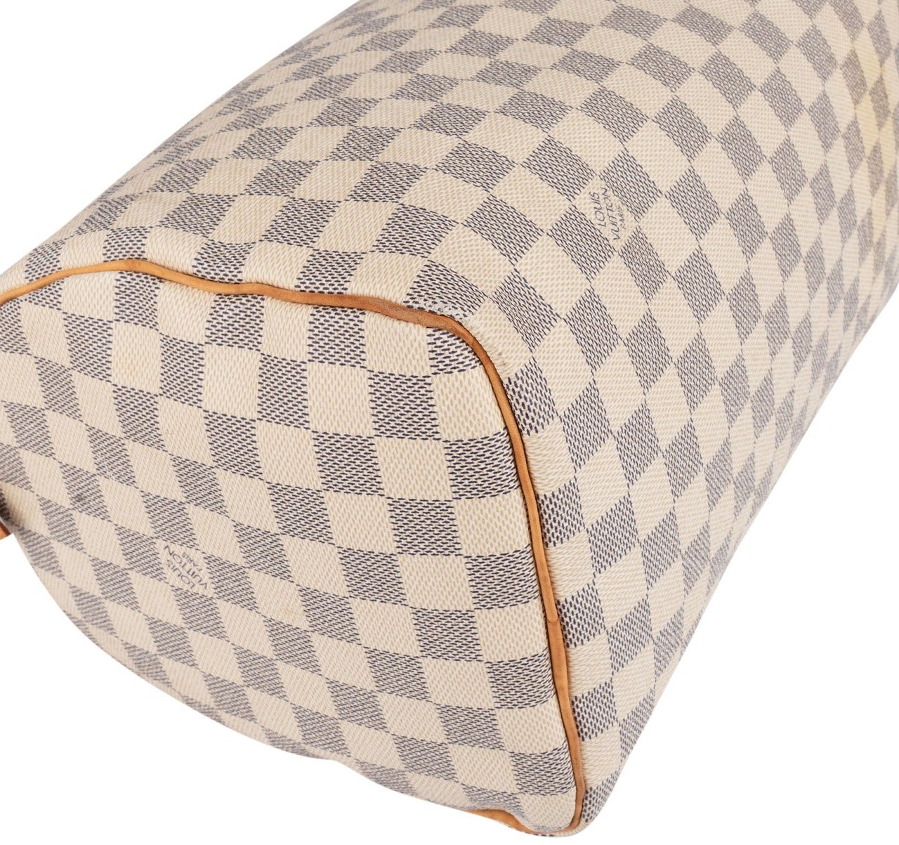 Louis Vuitton Louis Vuitton Monogram Damier Azur Speedy 30 Handbag Beige