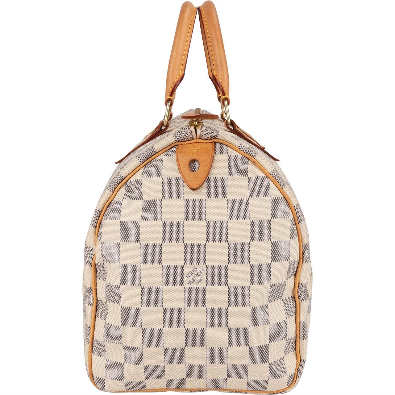 Louis Vuitton Louis Vuitton Monogram Damier Azur Speedy 30 Handbag Beige