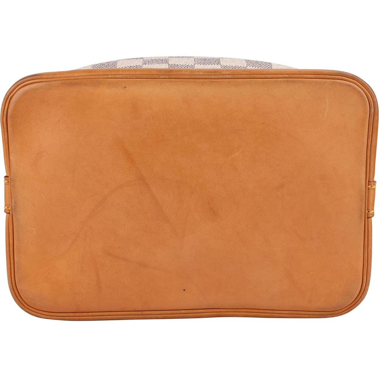 Louis Vuitton Louis Vuitton Monogram Damier Azur Canvas NM Sac Noe Petit Crossbody Bag Wit