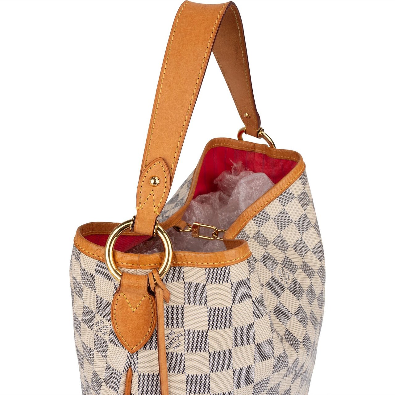 Louis Vuitton Louis Vuitton Monogram Damier Azur Canvas NM Delightful PM Handbag Wit