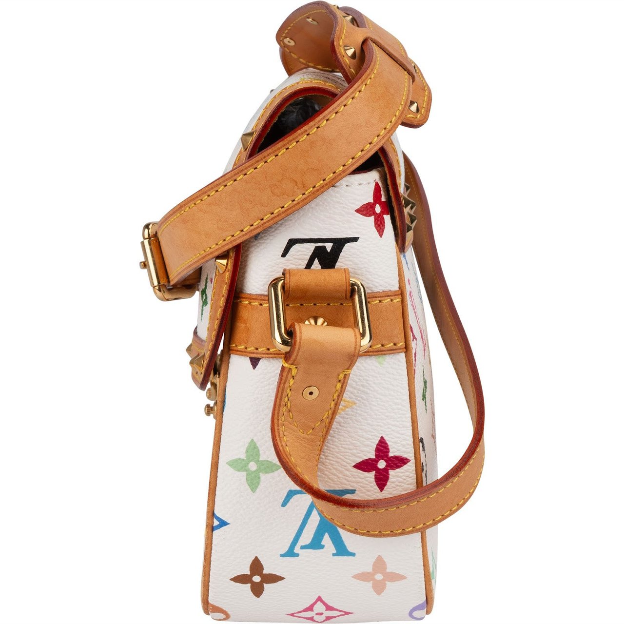 Louis Vuitton Louis Vuitton Monogram Canvas Murakami Multicolor Sologne Crossbody Bag Wit