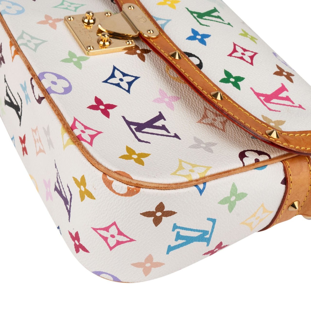 Louis Vuitton Louis Vuitton Monogram Canvas Murakami Multicolor Sologne Crossbody Bag Wit