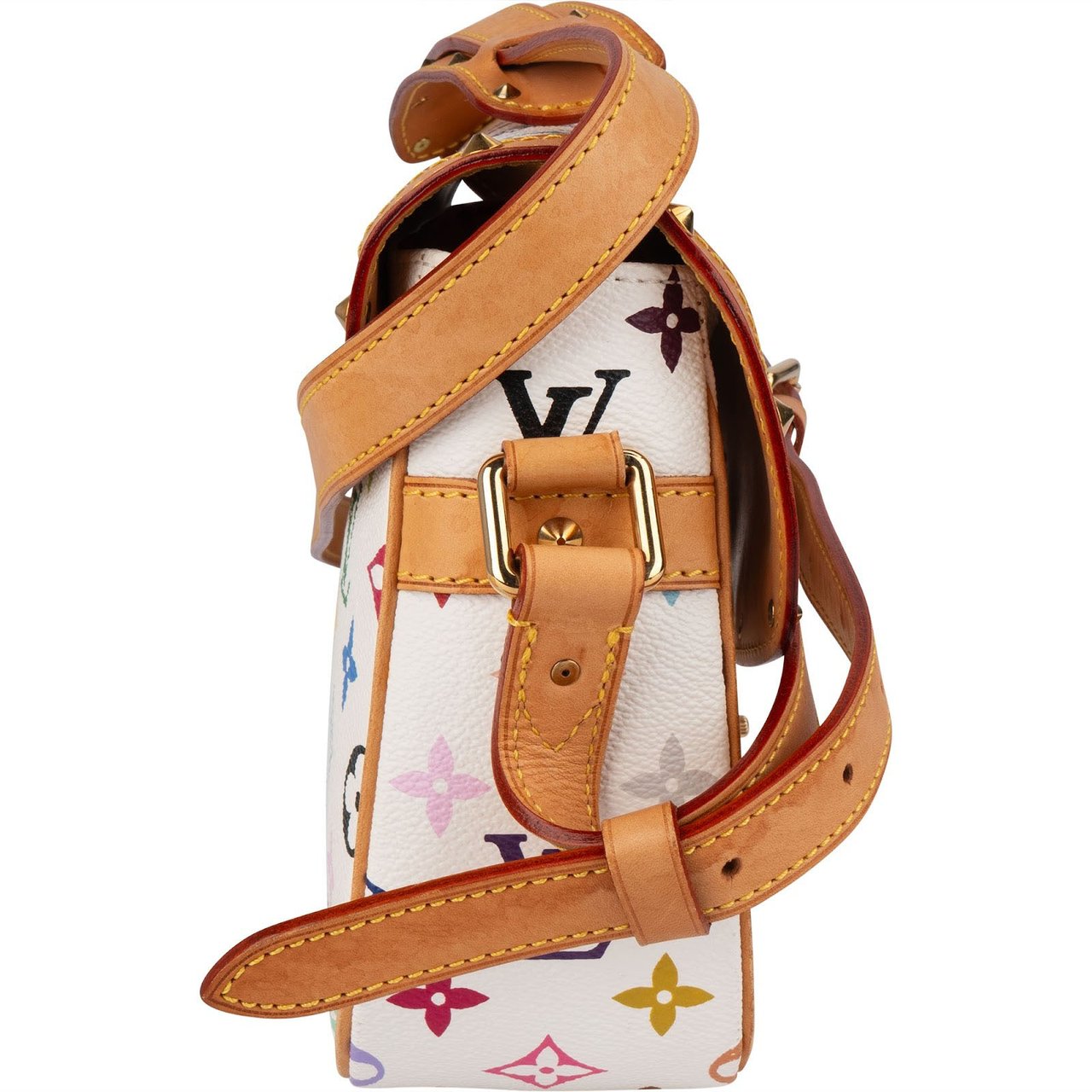 Louis Vuitton Louis Vuitton Monogram Canvas Murakami Multicolor Sologne Crossbody Bag Wit