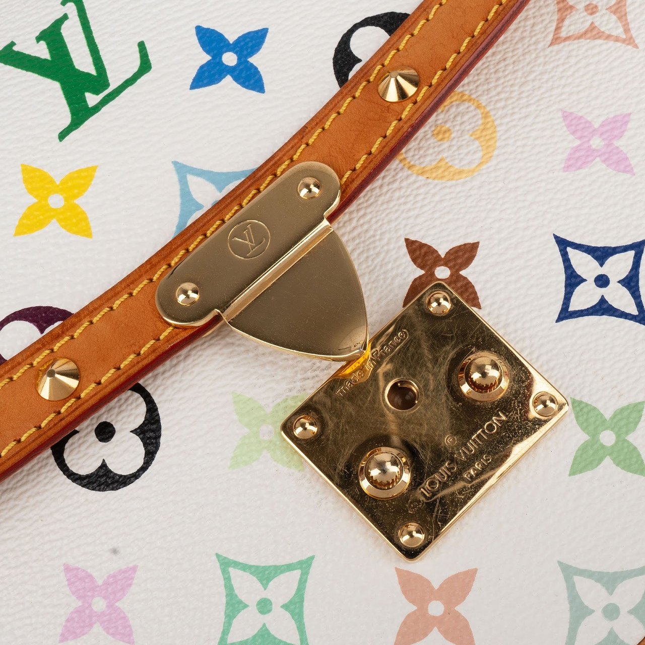 Louis Vuitton Louis Vuitton Monogram Canvas Murakami Multicolor Sologne Crossbody Bag Wit