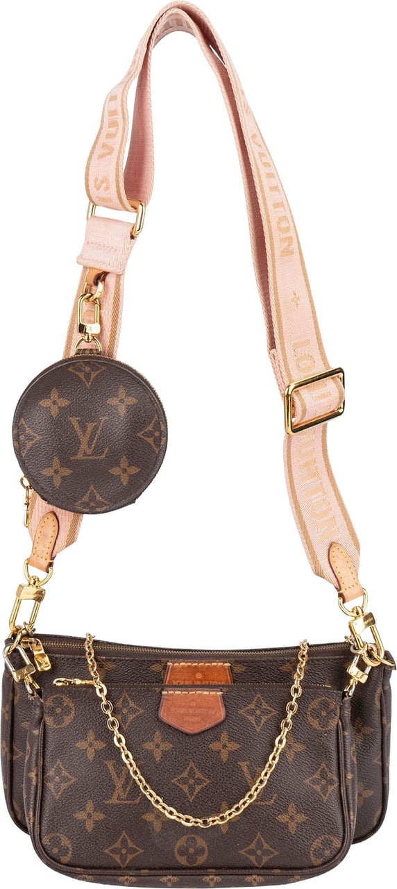 Louis Vuitton Louis Vuitton Monogram Canvas Multi Pochette Crossbody Bag Bruin