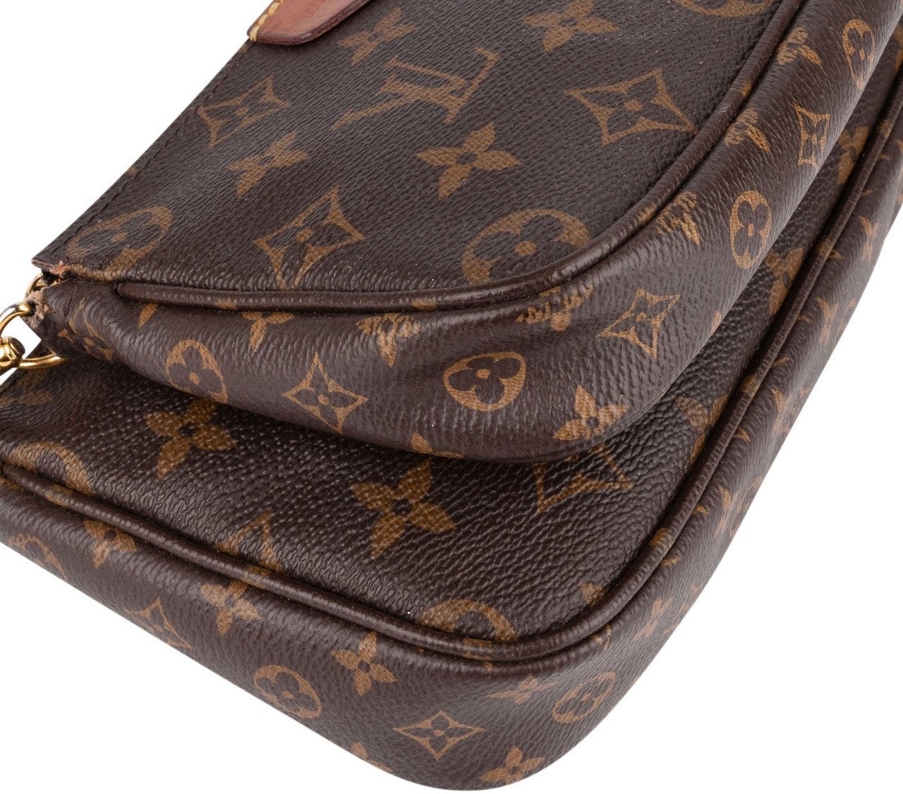 Louis Vuitton Louis Vuitton Monogram Canvas Multi Pochette Crossbody Bag Bruin
