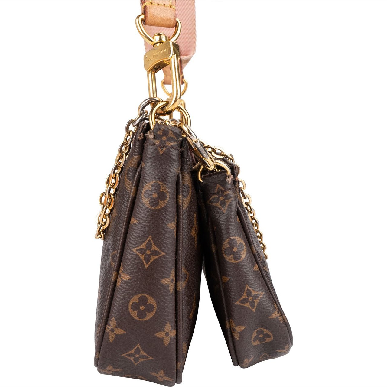 Louis Vuitton Louis Vuitton Monogram Canvas Multi Pochette Crossbody Bag Bruin