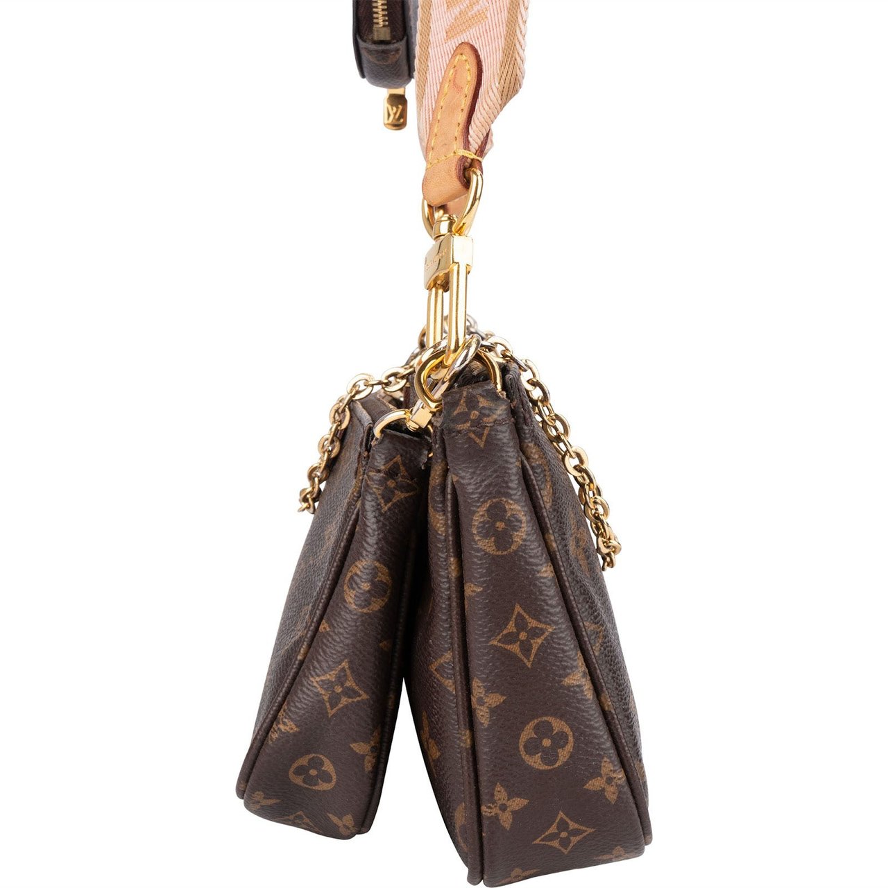 Louis Vuitton Louis Vuitton Monogram Canvas Multi Pochette Crossbody Bag Bruin