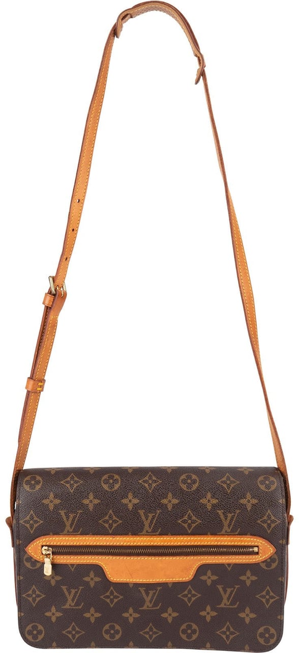 Louis Vuitton Louis Vuitton Monogram Canvas Saint Germain GM Crossbody Bag Bruin