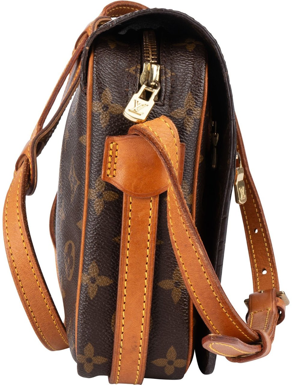 Louis Vuitton Louis Vuitton Monogram Canvas Saint Germain GM Crossbody Bag Bruin