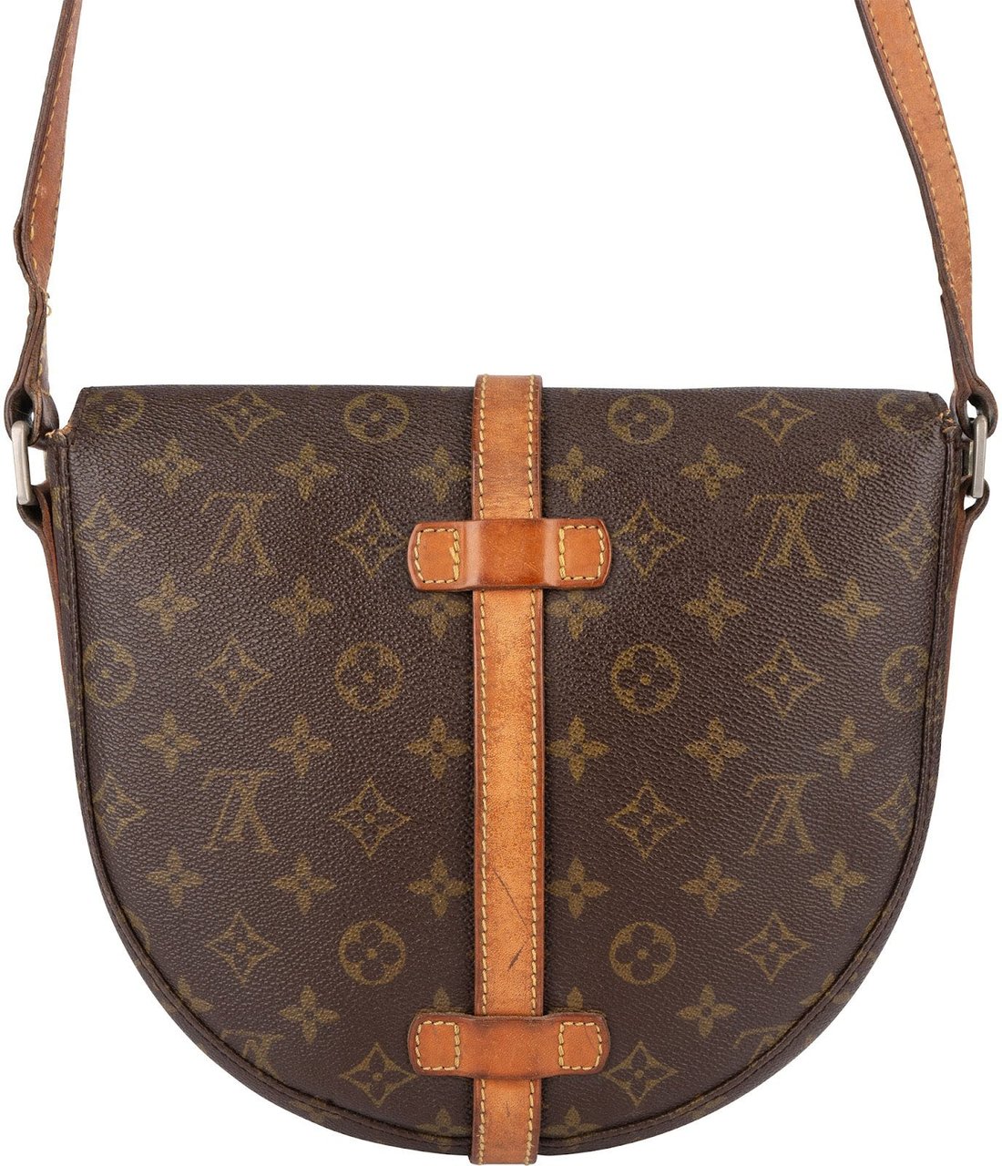 Louis Vuitton Louis Vuitton Monogram Canvas Chantilly GM Crossbody Bag Bruin