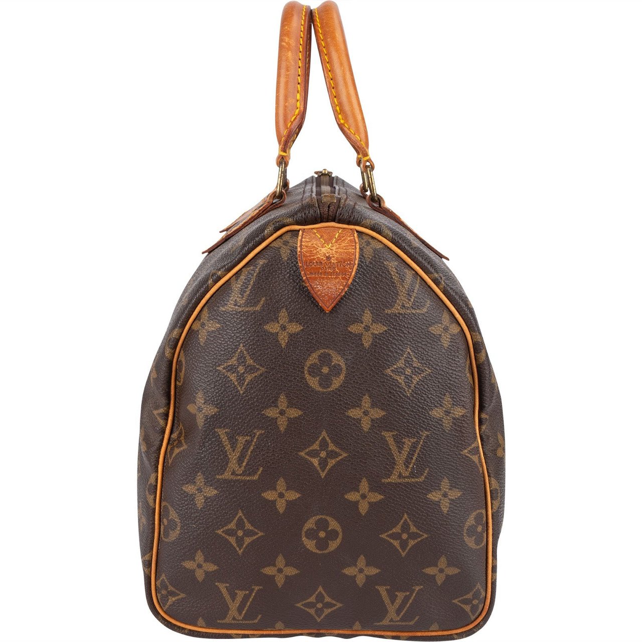 Louis Vuitton Louis Vuitton Monogram Canvas Speedy 30 Handbag Bruin