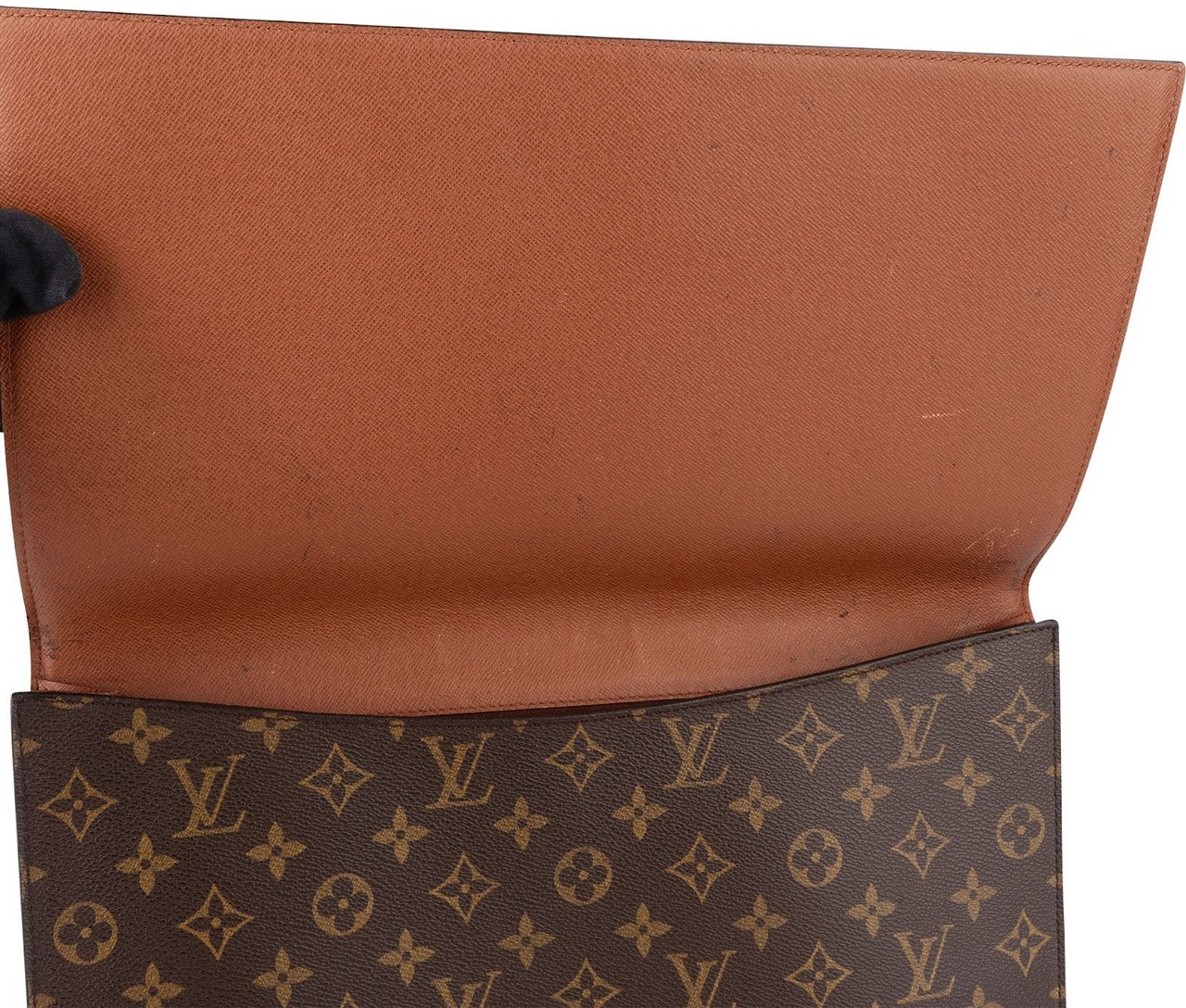 Louis Vuitton Louis Vuitton Monogram Canvas Porte Documents Laptop Clutch Bruin