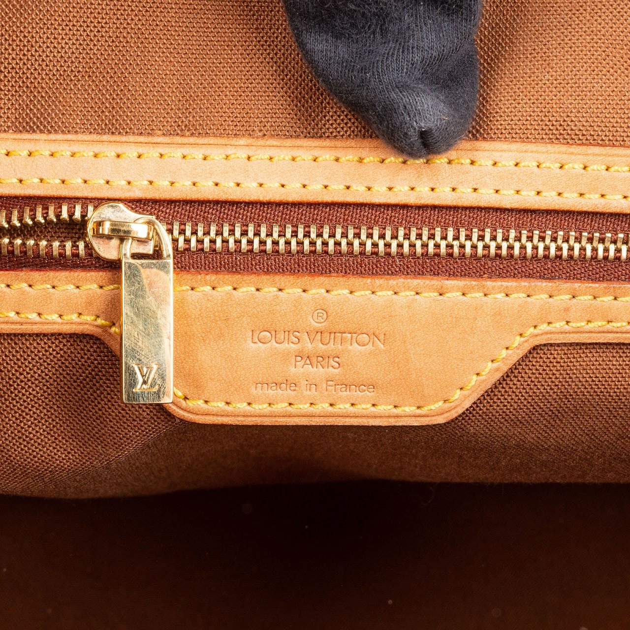 Louis Vuitton Louis Vuitton Monogram Canvas Cabas Mezzo Shoulder Bag Bruin